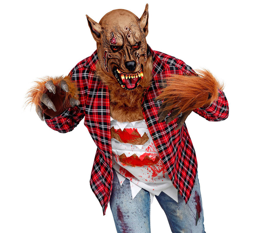 Translation missing: es.Guantes de Manos de Hombre Lobo con Pelo
