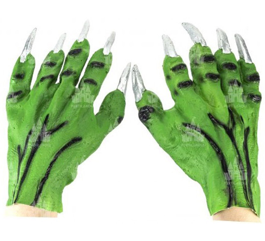Translation missing: it.Guantes de Monstruo de Goma Verdes
