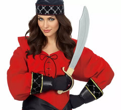 Guanti da pirata bucaniere per adulti