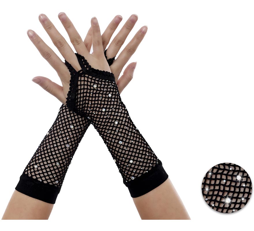 Translation missing: it.Guantes de Red Largos con Brillito sin dedos