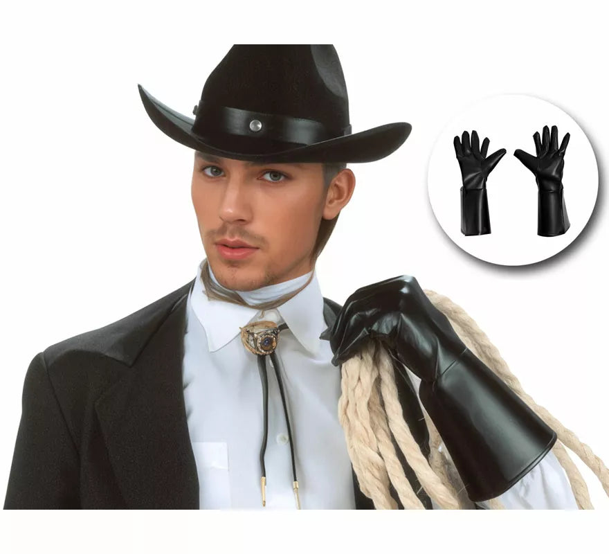 Translation missing: it.Guantes de Vaquero Efecto Cuero para adultos