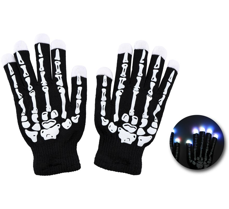 Translation missing: it.Guantes Esqueleto Led Adulto