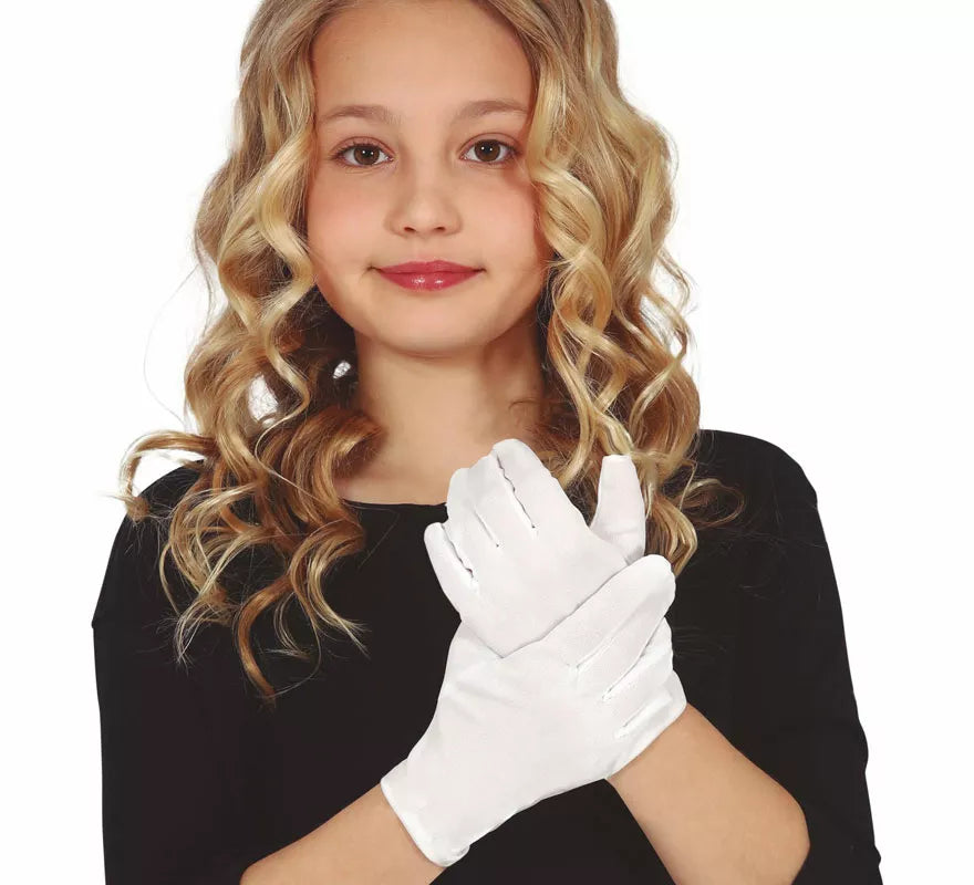 Translation missing: it.Guantes infantiles blancos