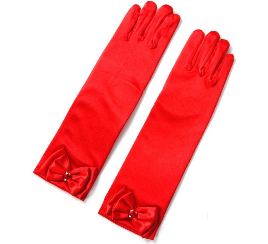 Translation missing: es.Guantes Largos con Lazo infantiles en varios colores