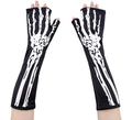 Guantes Largos Esqueleto sin Dedos