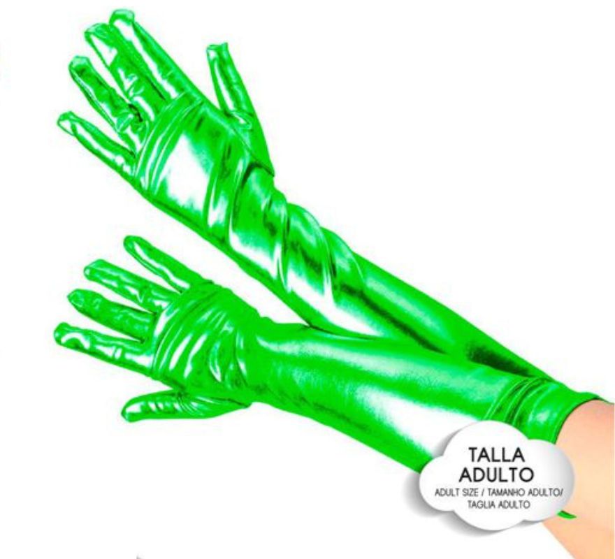 Translation missing: es.Guantes Largos Metalizados para adultos en varios colores