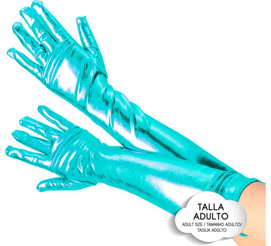 Translation missing: es.Guantes Largos Metalizados para adultos en varios colores