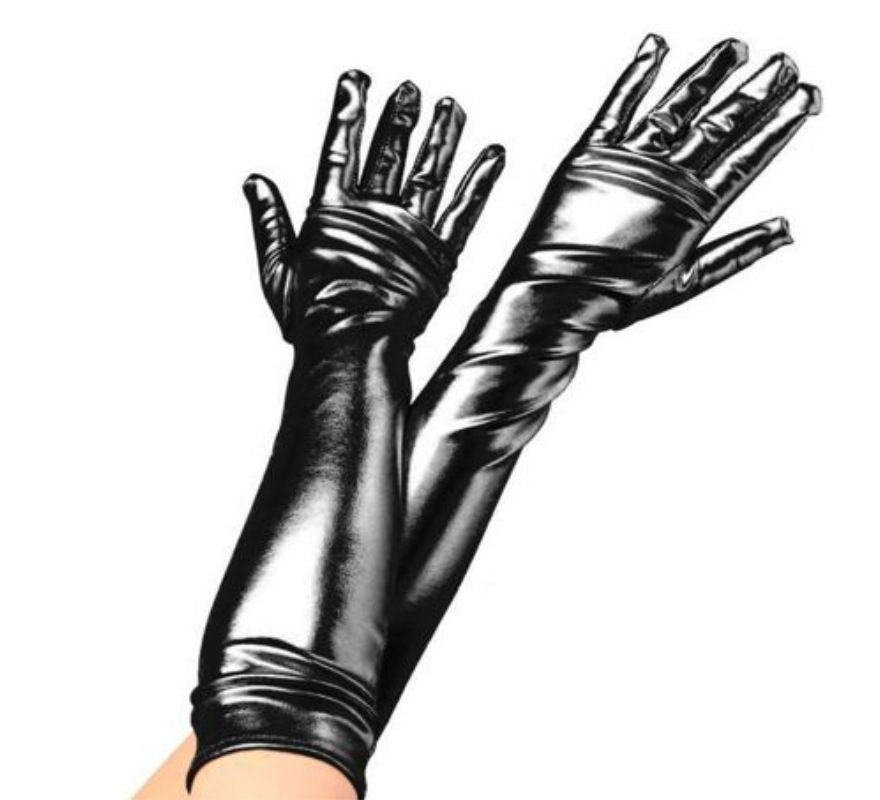 Translation missing: es.Guantes Largos Metalizados para adultos en varios colores