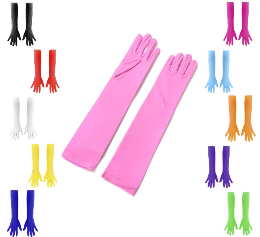 Translation missing: it.Guantes Largos para adultos de 40 cm en varios colores