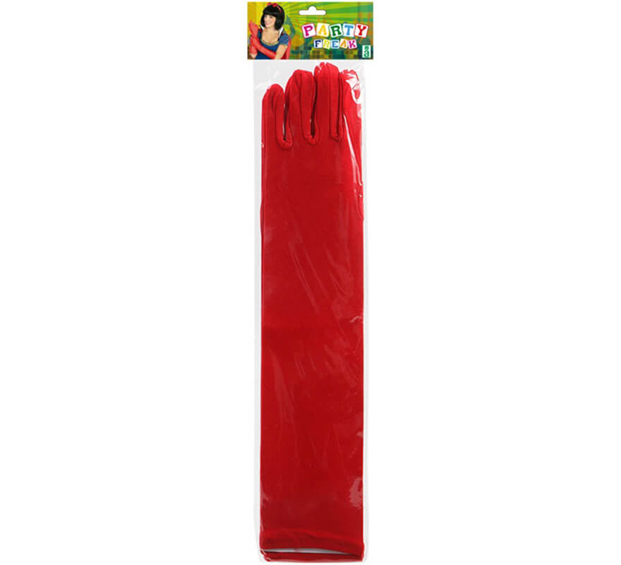 Guantes largos Rojos 40 cm