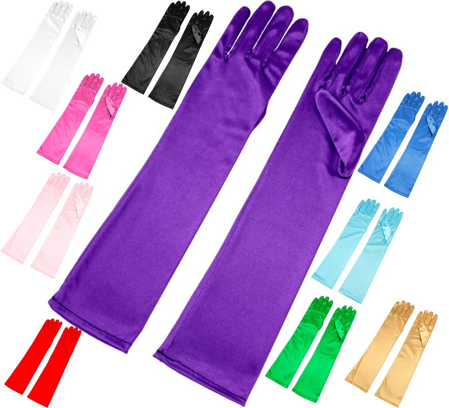 Translation missing: it.Guantes Largos Satén para adultos en varios colores
