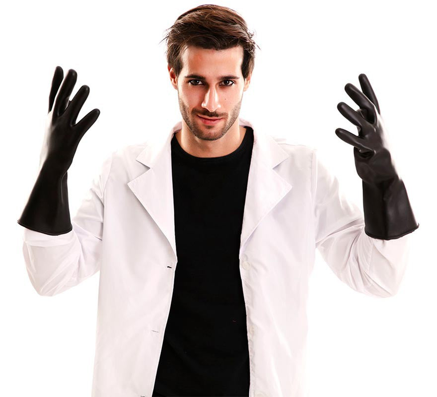 Translation missing: it.Guantes Negros Pvc de 33,5X14 cm