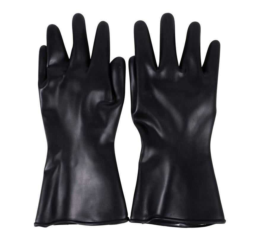 Translation missing: it.Guantes Negros Pvc de 33,5X14 cm
