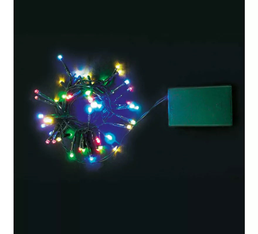 Translation missing: it.Guirnalda 96 Led Multicolor Exterior Multifunción Funciona a Pilas