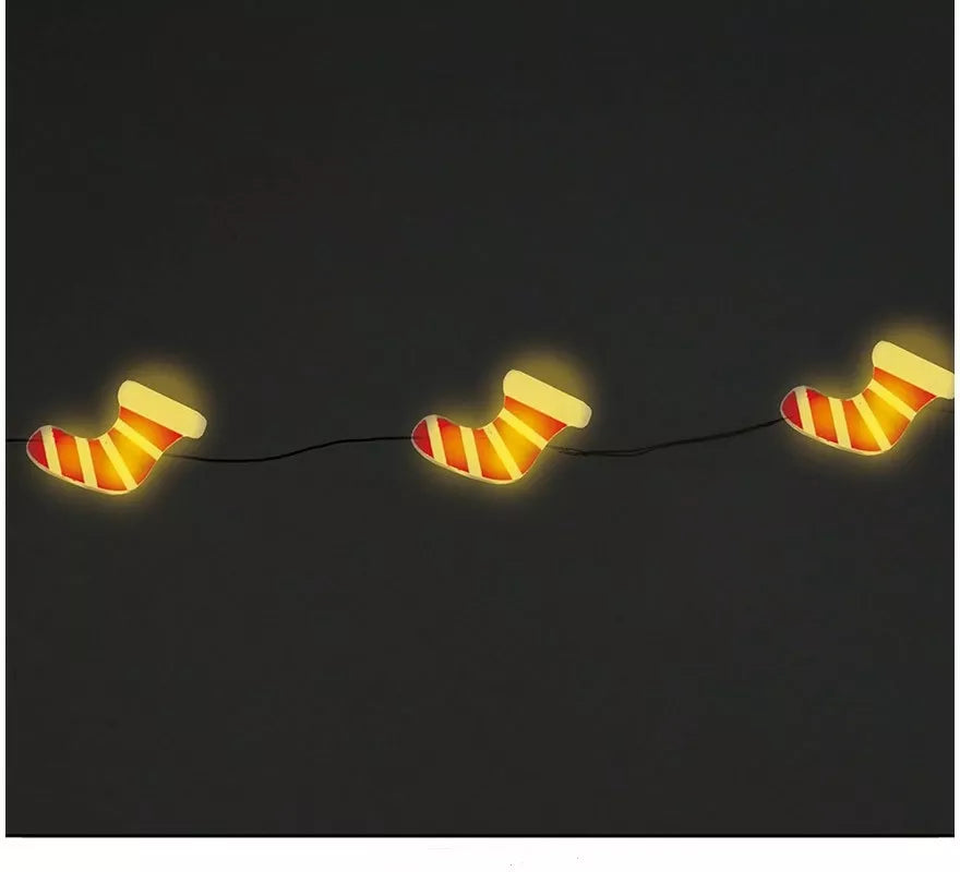 Translation missing: it.Guirnalda con 20 Botas Papá Noel Led
