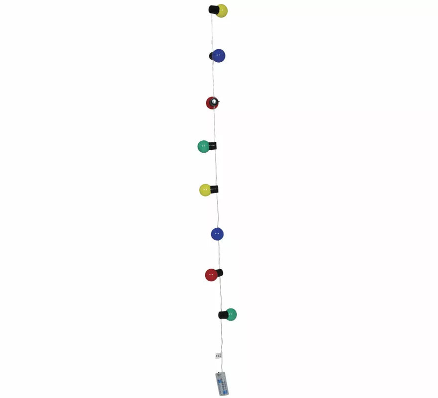 Guirnalda de 10 Leds multicolor a pilas de 150 cm