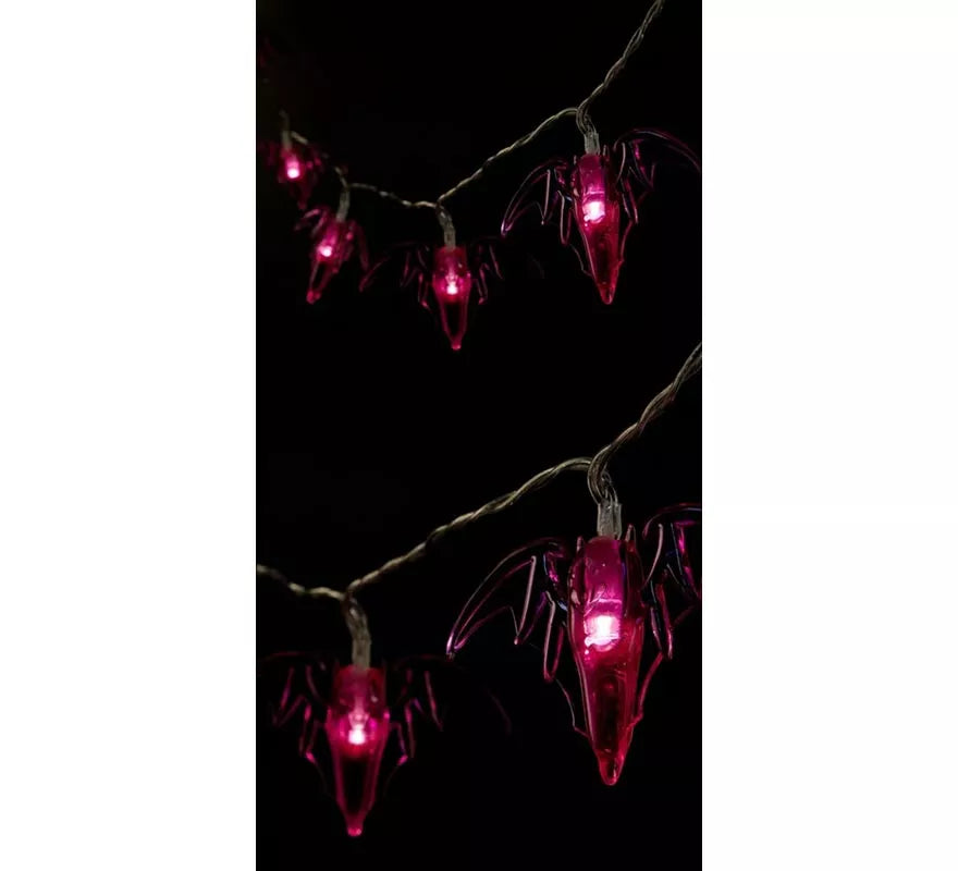 Translation missing: it.Guirnalda de 10 Murciélagos iluminación LED de 150 cm