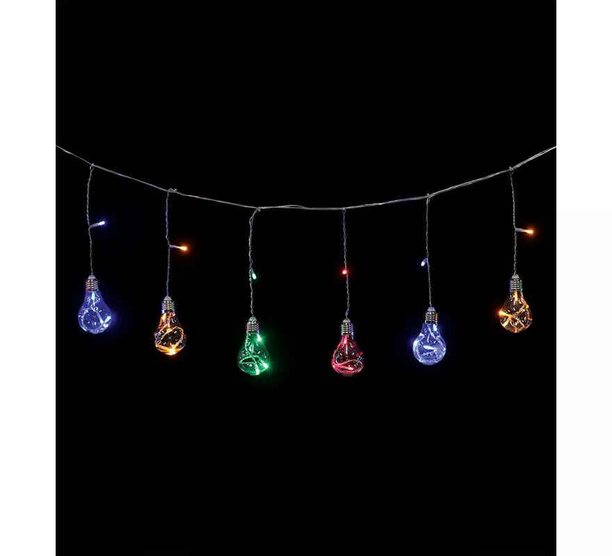 Translation missing: it.Guirnalda de 3 metros con 20 Bombillas con 4 Led Multicolor