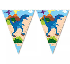 Ghirlanda di pennoni di dinosauro di 3,6 mt
