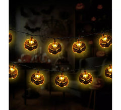 Ghirlanda di zucca con luce di 1,20 m