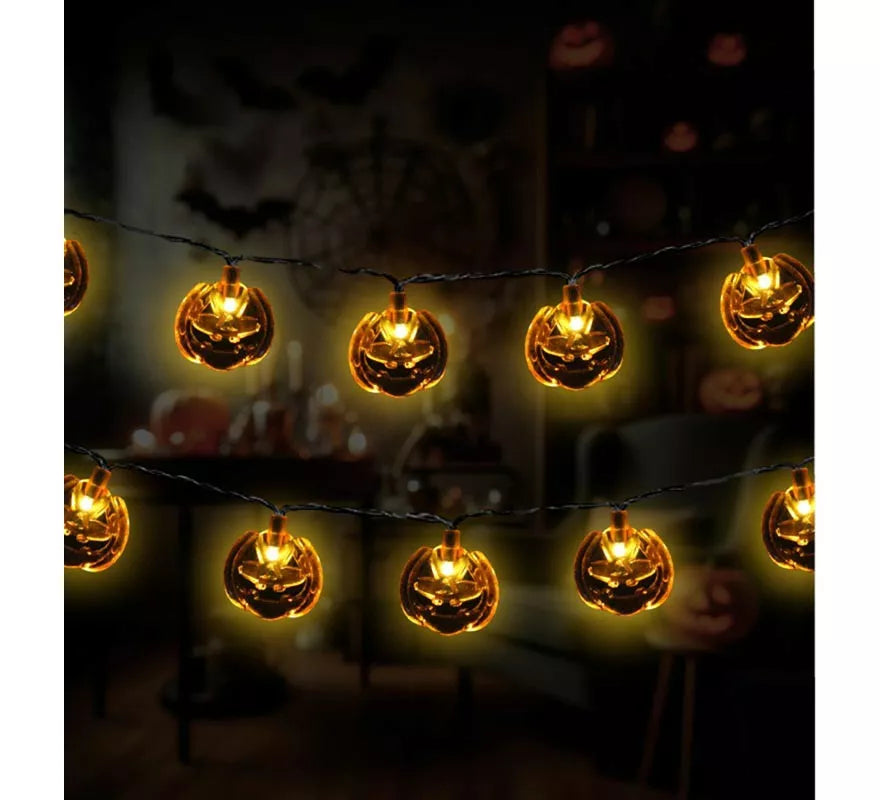 Translation missing: it.Guirnalda de Calabazas con luz de 1,20 m