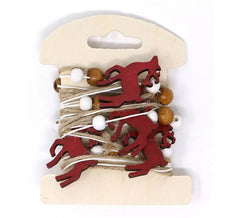 Garland Red Deer Legno 200 centimetri
