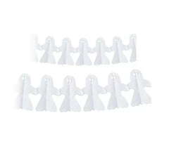 Ghirlanda di fantasmi bianchi di Halloween da 3 m