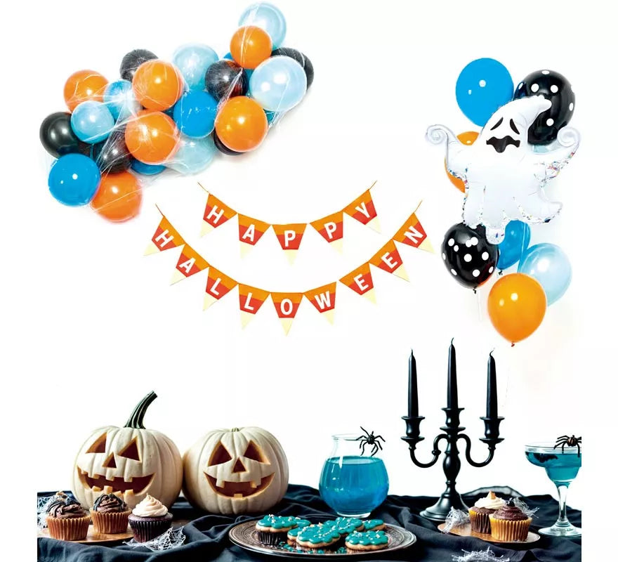 Translation missing: it.Guirnalda de Globos y Happy Halloween 29 Piezas