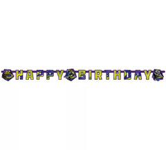 Ghirlanda di buon compleanno di tartarughe ninja mutanti