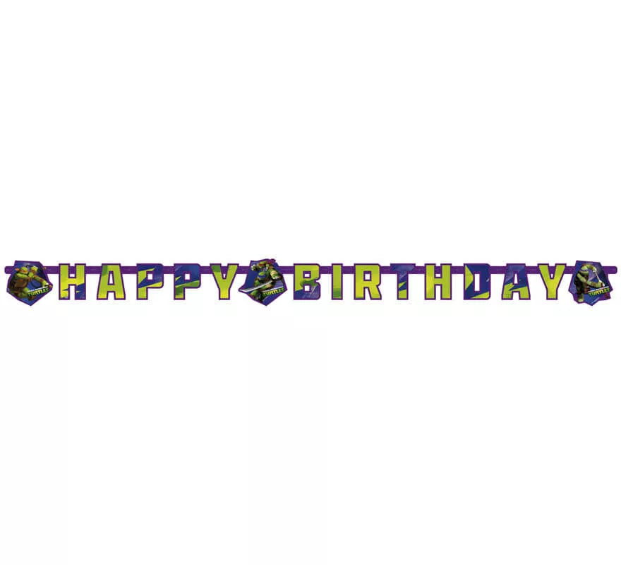 Translation missing: it.Guirnalda de Happy Birthday de las Tortugas Ninja Mutantes