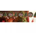 Guirnalda de Merry Christmas de 300 cm y 16x16 cm por figura