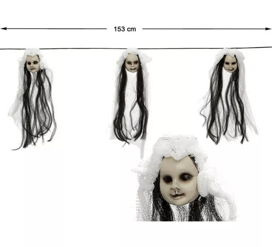 Translation missing: es.Guirnalda de Muñecas Poseídas de 153 cm