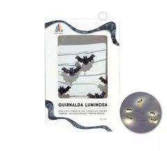 Ghirlanda di pipistrelli led da 1 mt