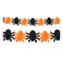 Guirnalda de Spider negro y naranja de 3 mts
