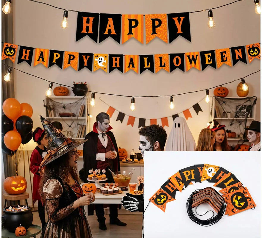 Translation missing: it.Guirnalda 'Happy Halloween' de 300 cm 20x15 cm