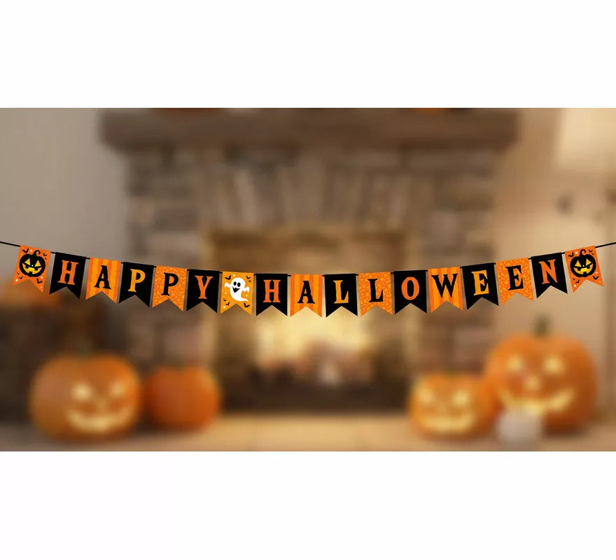 Translation missing: it.Guirnalda 'Happy Halloween' de 300 cm 20x15 cm