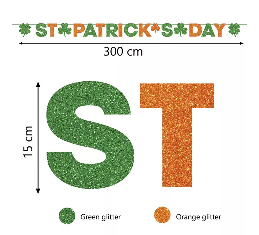 Translation missing: it.Guirnalda 'San Patrick' de 300 cm