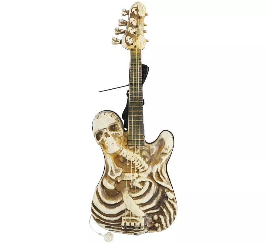 Translation missing: es.Guitarra de Esqueleto con Luz y Sonido de 58 cm