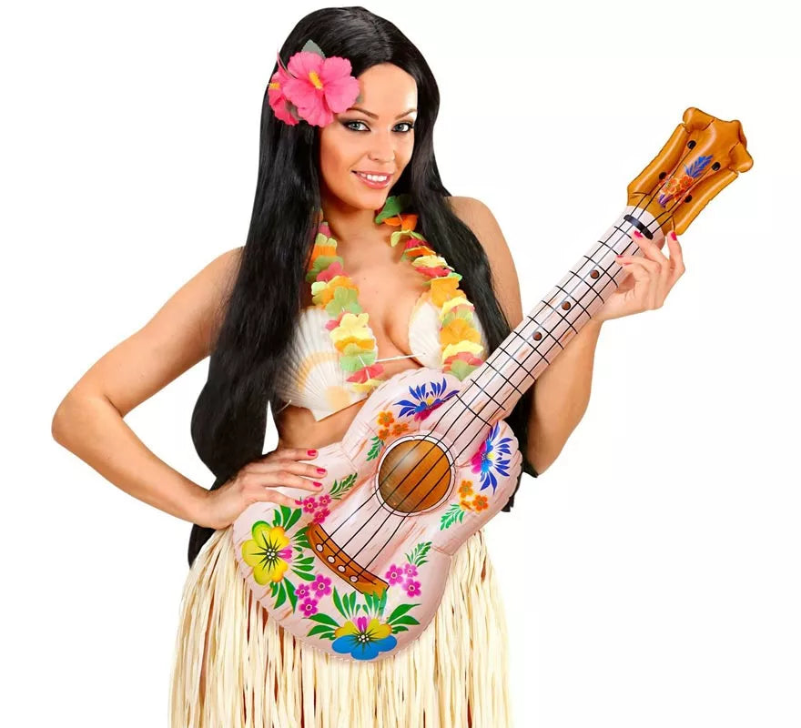 Translation missing: it.Guitarra Hula Hawaiano inflable de 105 cm