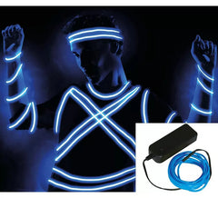 Filo led blu da 5 m