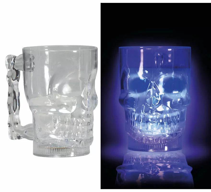 Translation missing: it.Jarra de Calavera con Luz de 700 ml (10X14 cm)