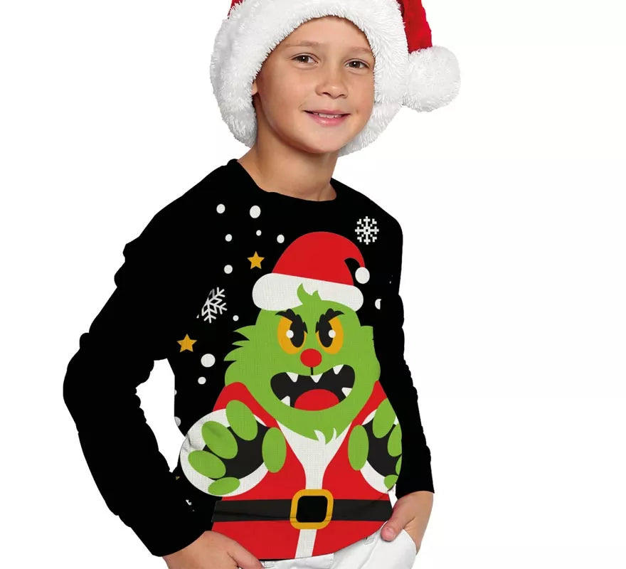 Translation missing: it.Jersey de Duende Gruñón de Navidad para niños