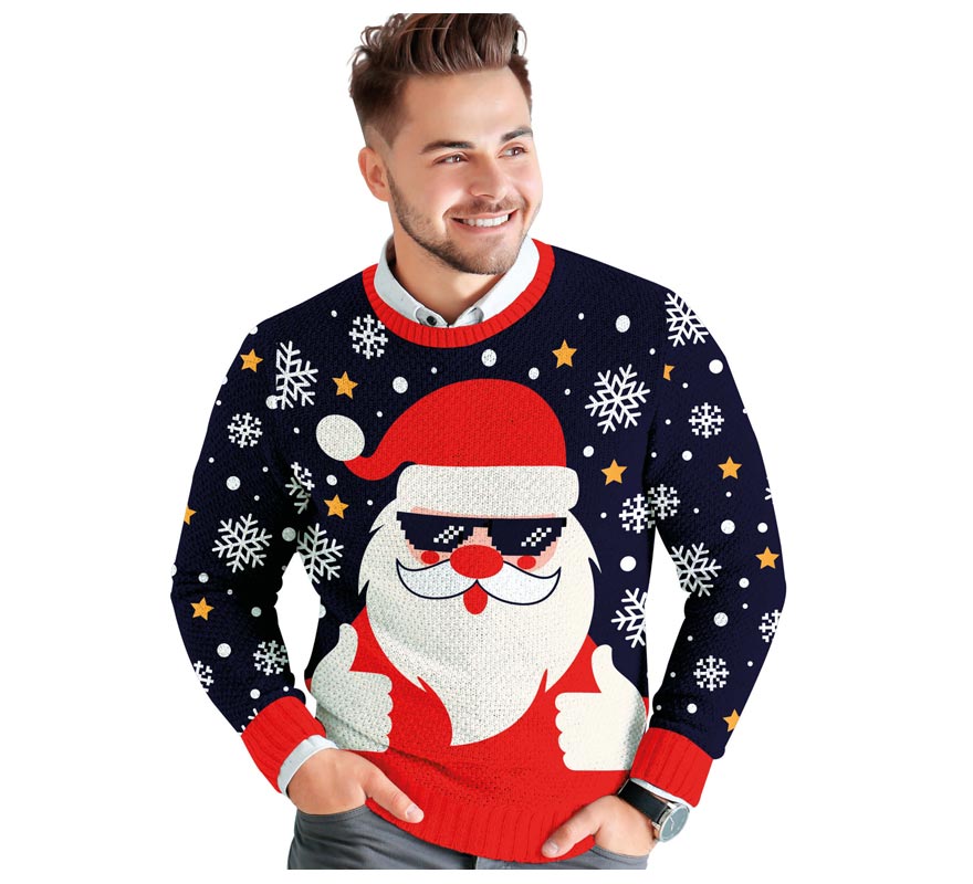 Translation missing: it.Jersey Navidad Papá Noel cool para hombre