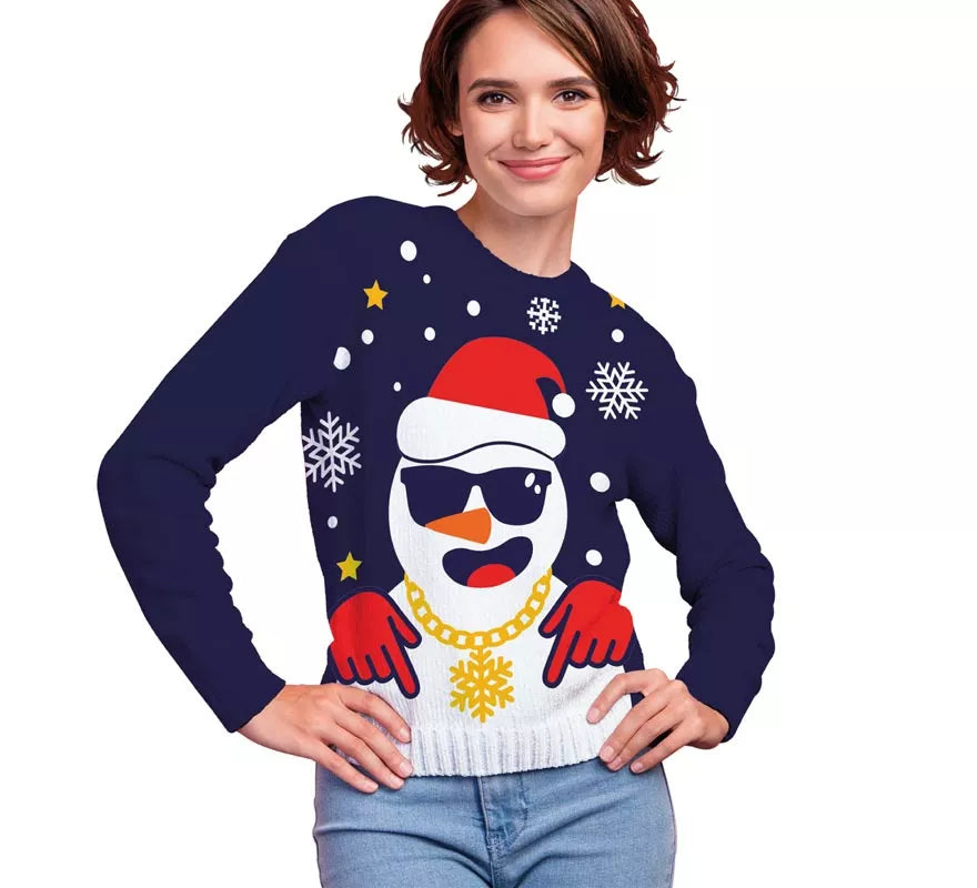 Translation missing: it.Jersey Navideño de Papá Noel Divertido para mujer
