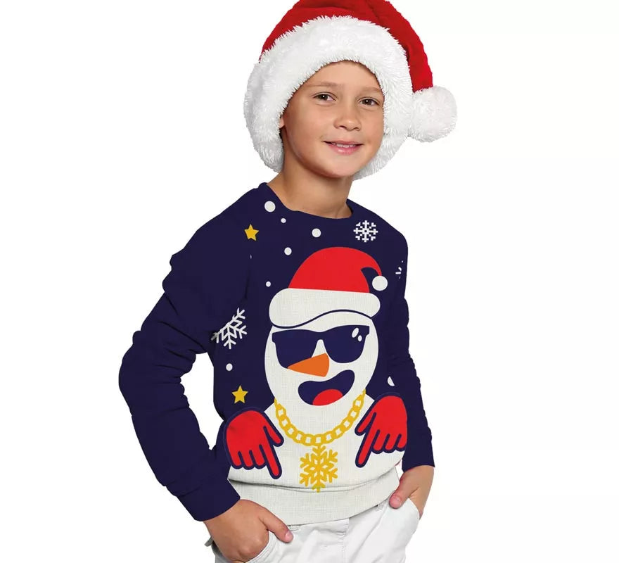 Translation missing: it.Jersey Navideño de Papá Noel Divertido para niños