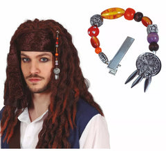 Gioiello Pirata con Fermaglio per Capelli 16 cm