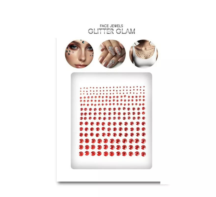 Translation missing: it.Joyas Adhesivas de Diamante brillo rojo adulto