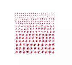 Gioielli adesivi con diamante glitter rosa per adulti
