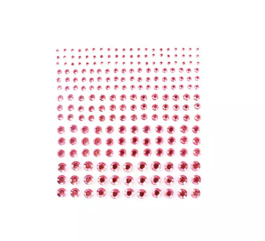 Translation missing: es.Joyas Adhesivas de Diamante brillo rosa adulto