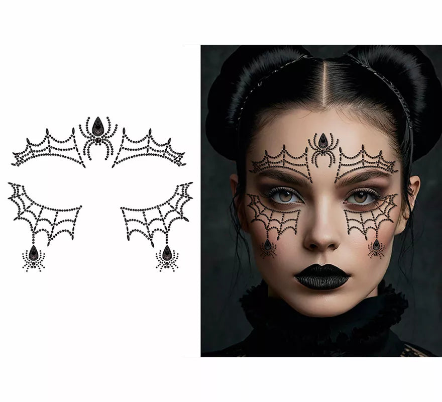 Joyas Faciales Adhesivas Araña